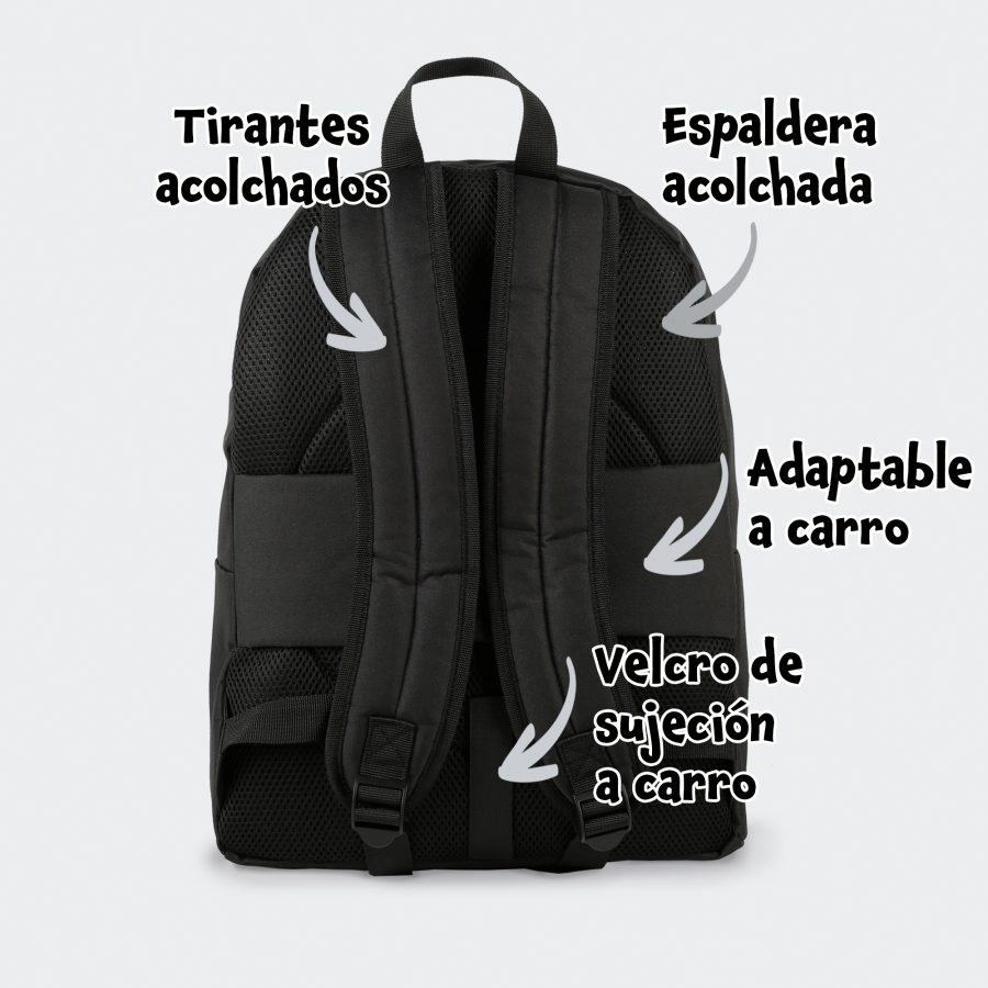 Mochila Pokémon Americana + Carro 360º - Imagen 6