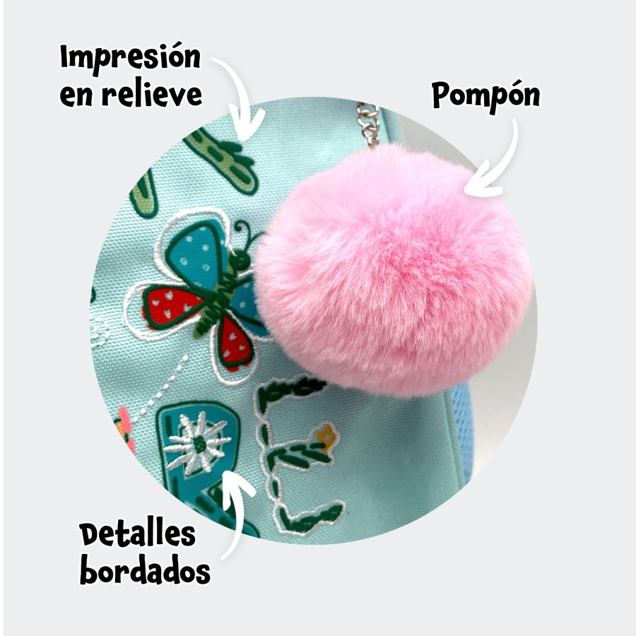 Mochila Doble Compartimento BlinBlin Back to Nature + Carro 360º - Imagen 5