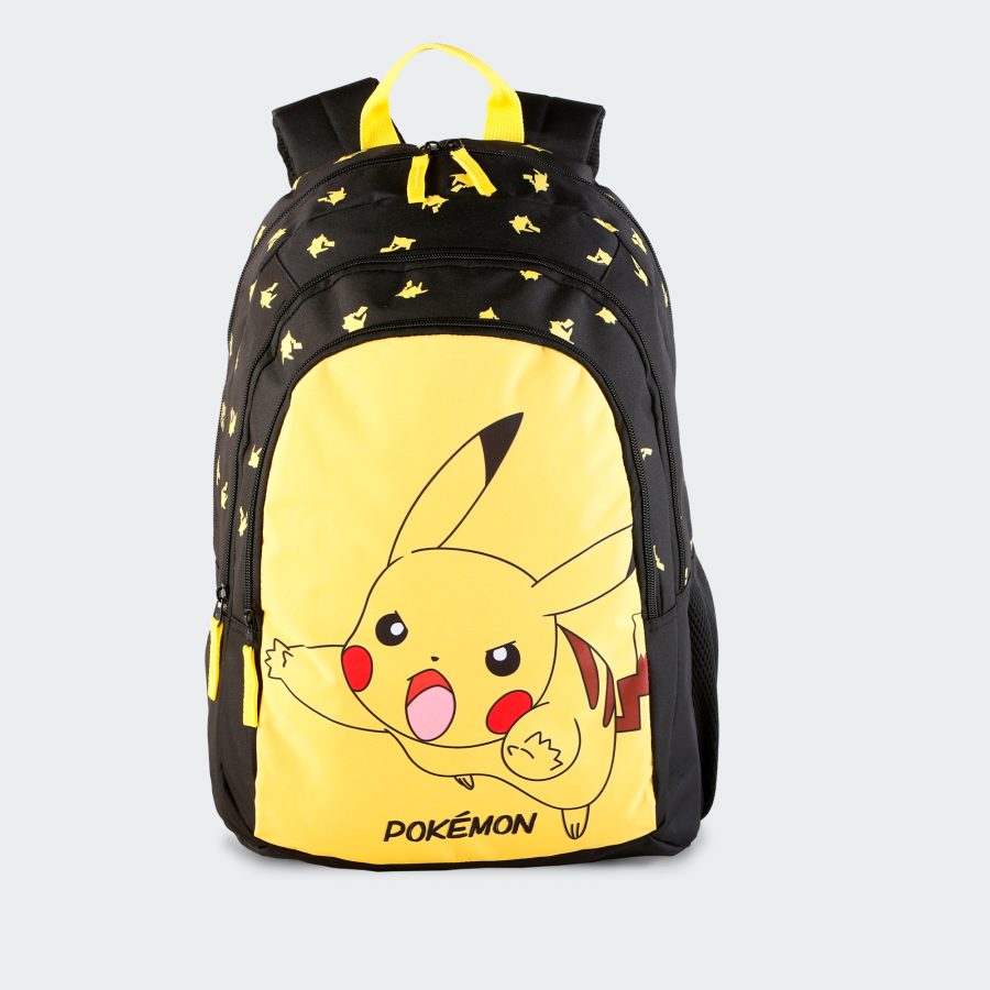 Mochila Pikachu Doble Compartimento + Carro 360º - Imagen 3