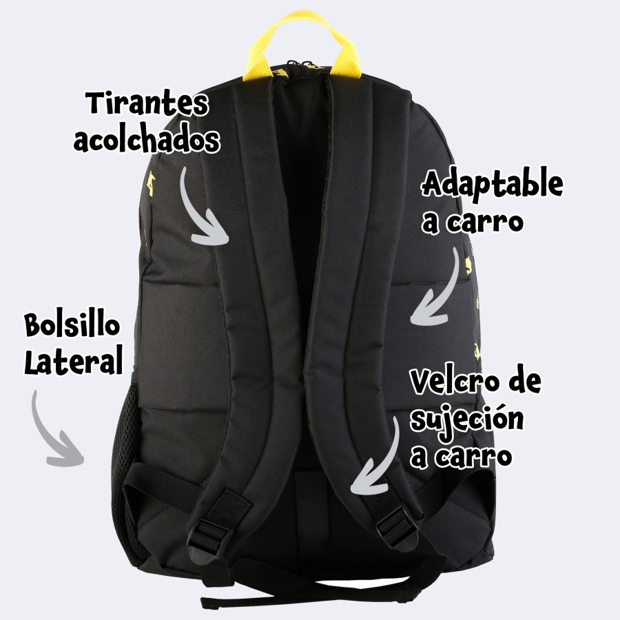 Mochila Pikachu Doble Compartimento - Imagen 4