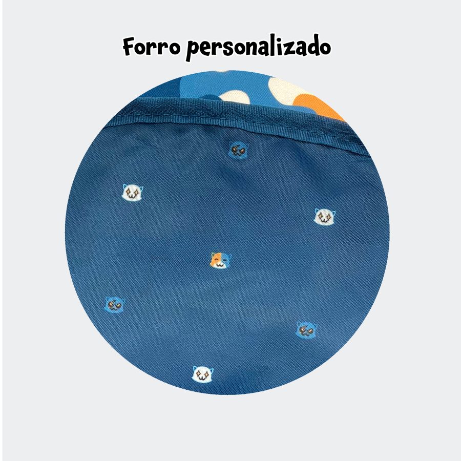 Mochila Fortnite BLUE CAMO Americana - Imagen 8