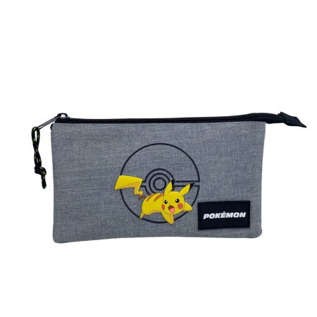 Estuche Triple Pokemon Pikachu