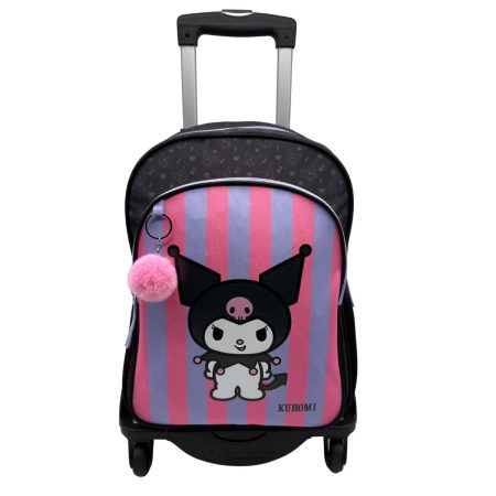 Mochila Kuromi Doble Compartimento + Carro 360º