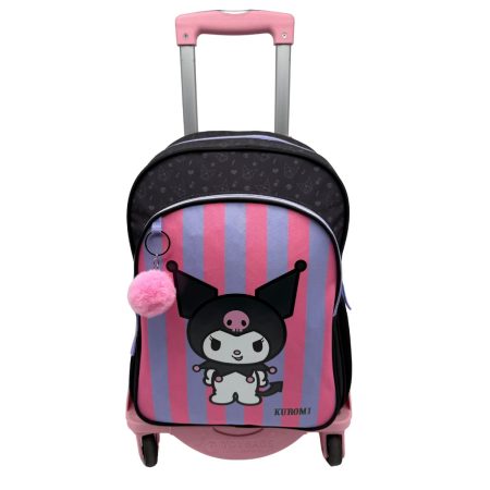 Mochila Kuromi Doble Compartimento + Carro 360º